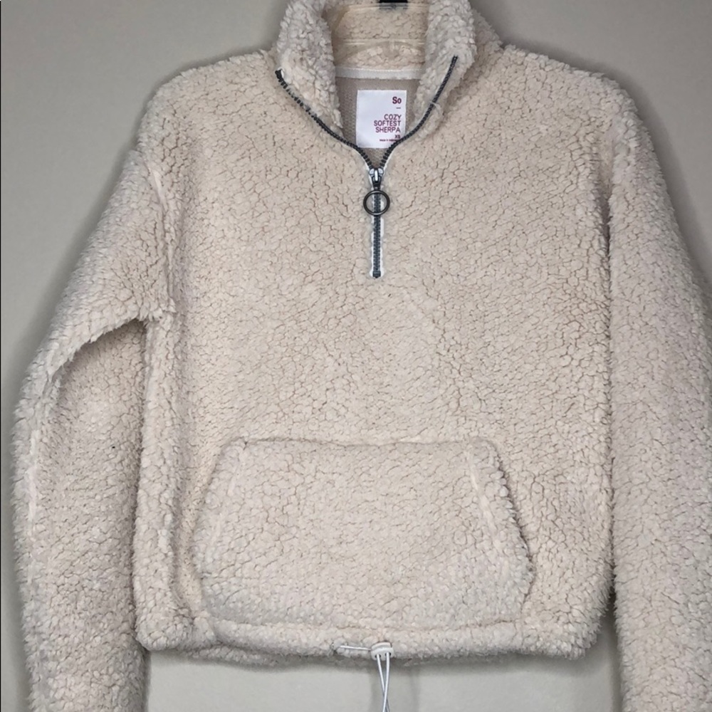 Women’s So cozy zip up neck Sherpa